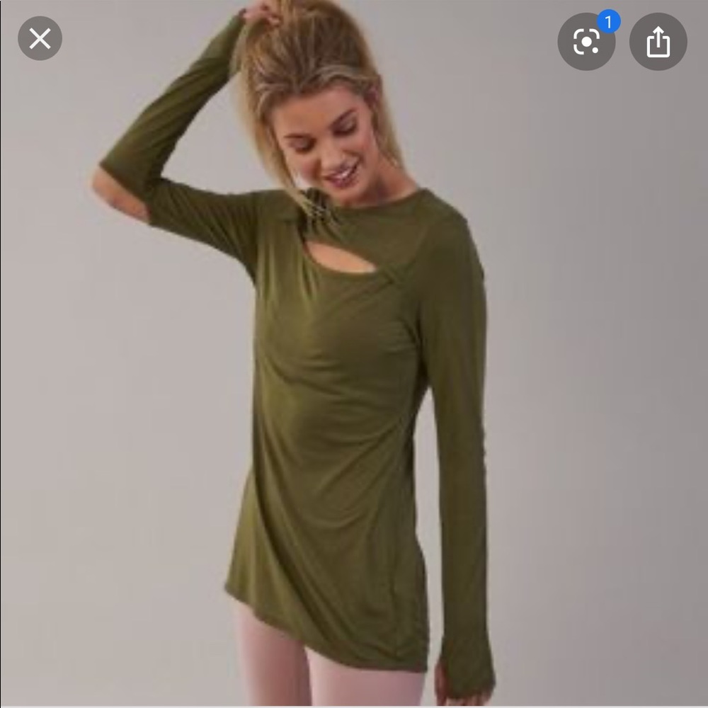 GYMSHARK CUT-OUT LONG SLEEVE